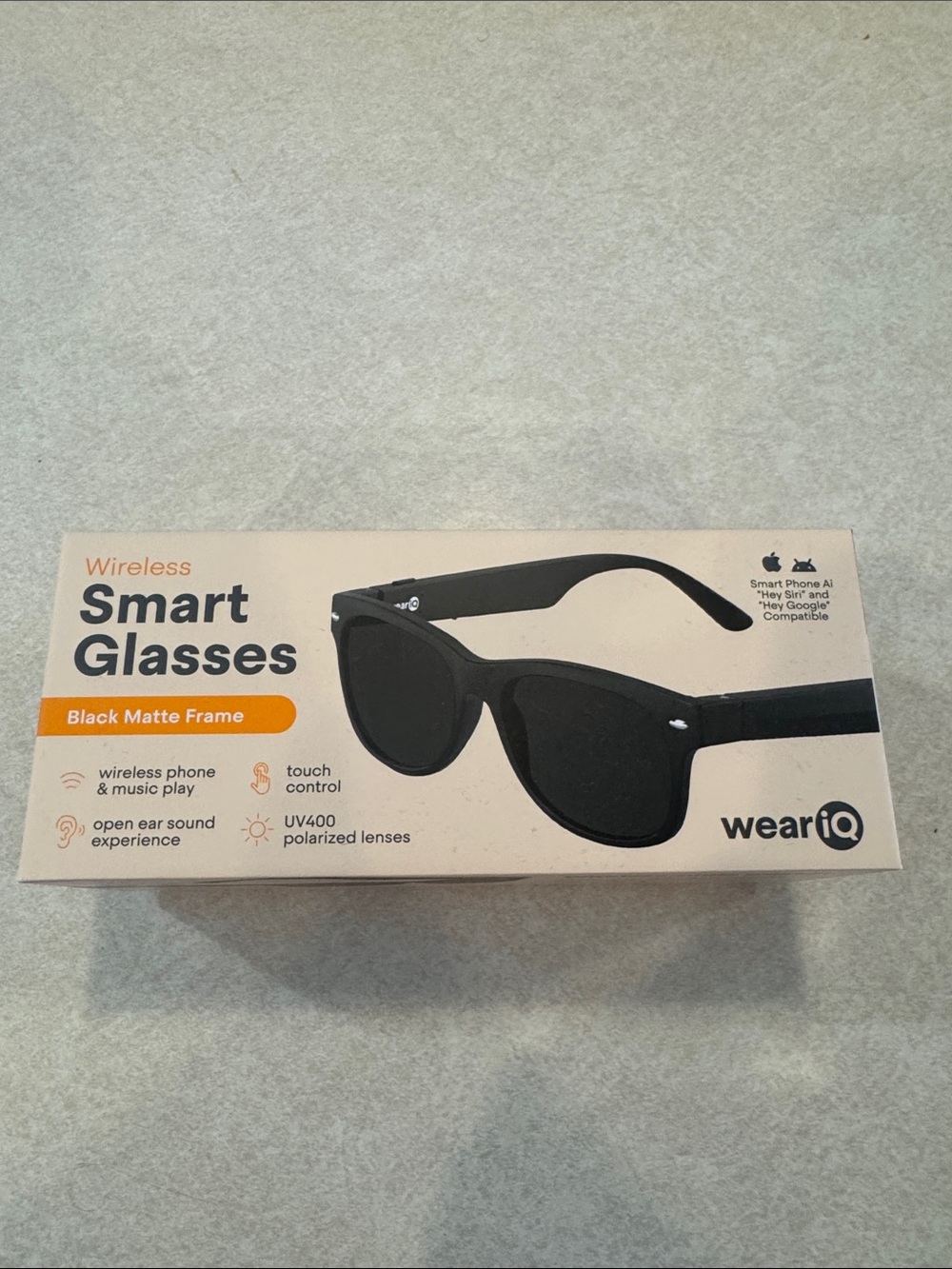 Wireless Smart Glasses - Black Matte Frame